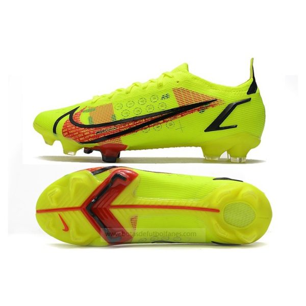 Nike Mercurial Vapor XIV Elite FG Amarillo Rojo Negro